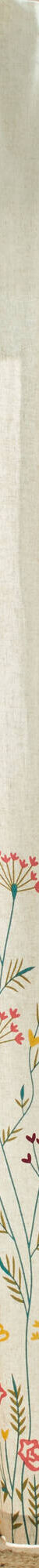 Rideau coton lin base fleurie (vert / orange) Rideau coton lin base fleurie (vert / orange)